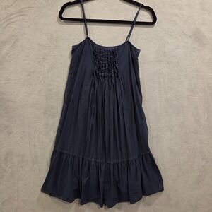 Gap Tiered Sundress Cotton Spaghetti Strap Women's Size 4 Summer Casual Beach